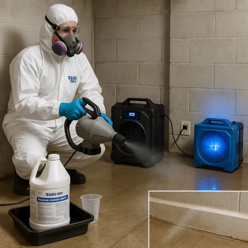 Sanitization and Odor Removal process in Marrero, LA