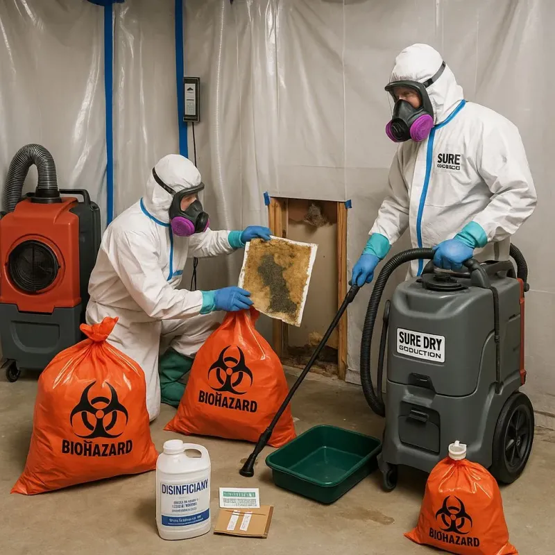 Contaminated Water Handling Protocols process in Marrero, LA